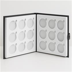 18-Spot Folding Book Style Lens Display
